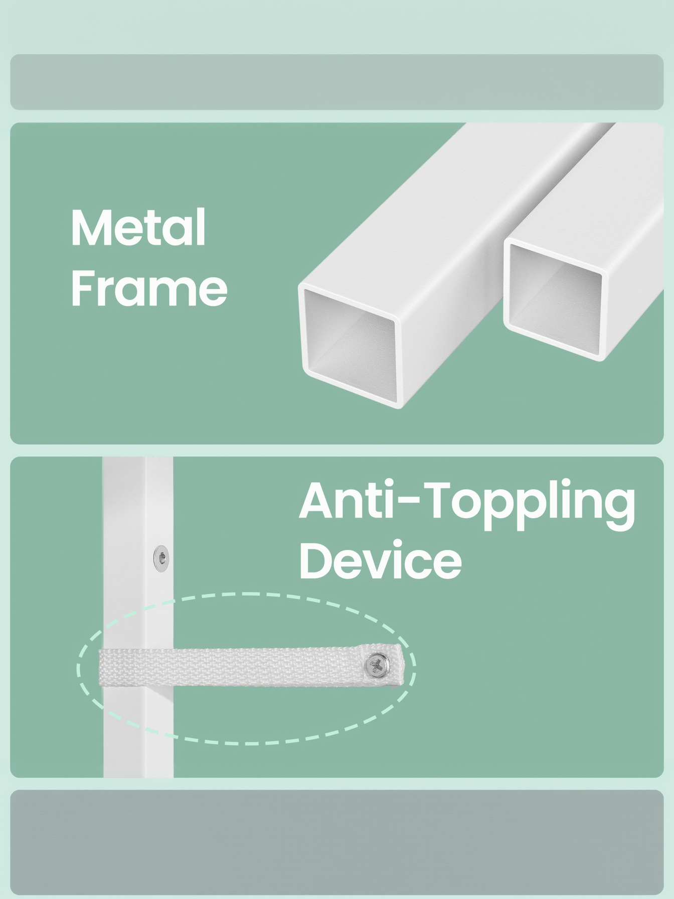 Nightstand with Charging Station & App-Controlled LED Lights, Bed Side Table with 2 Drawers and 1 Open Shelf, Cloud White and Snow White