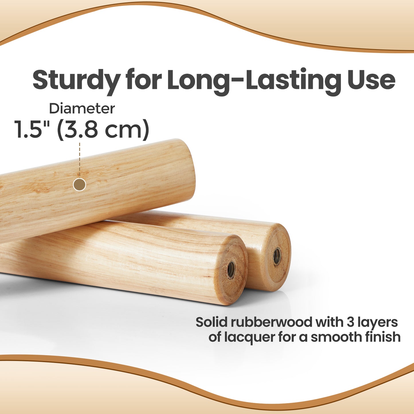 Tree-Shaped Free Standing Coat Rack, Solid Wood with 8 Hooks, Adjustable 3-Section Height (68.9"), Triangular Base for Stability, Holds 53 lb, for Hallway，Bedroom，Office, Gray