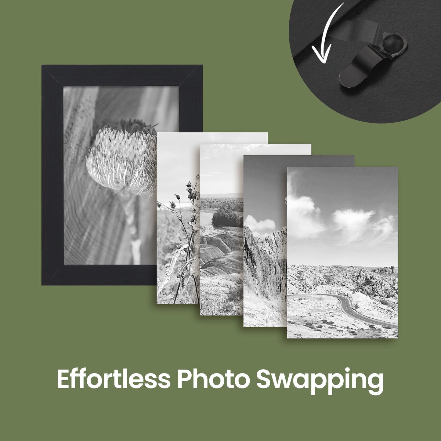 10-Pack Collage Picture Frames Set - Includes 8x10, 5x7 & 4x6 Sizes, Glass Front Wall Gallery Decor, Ink Black