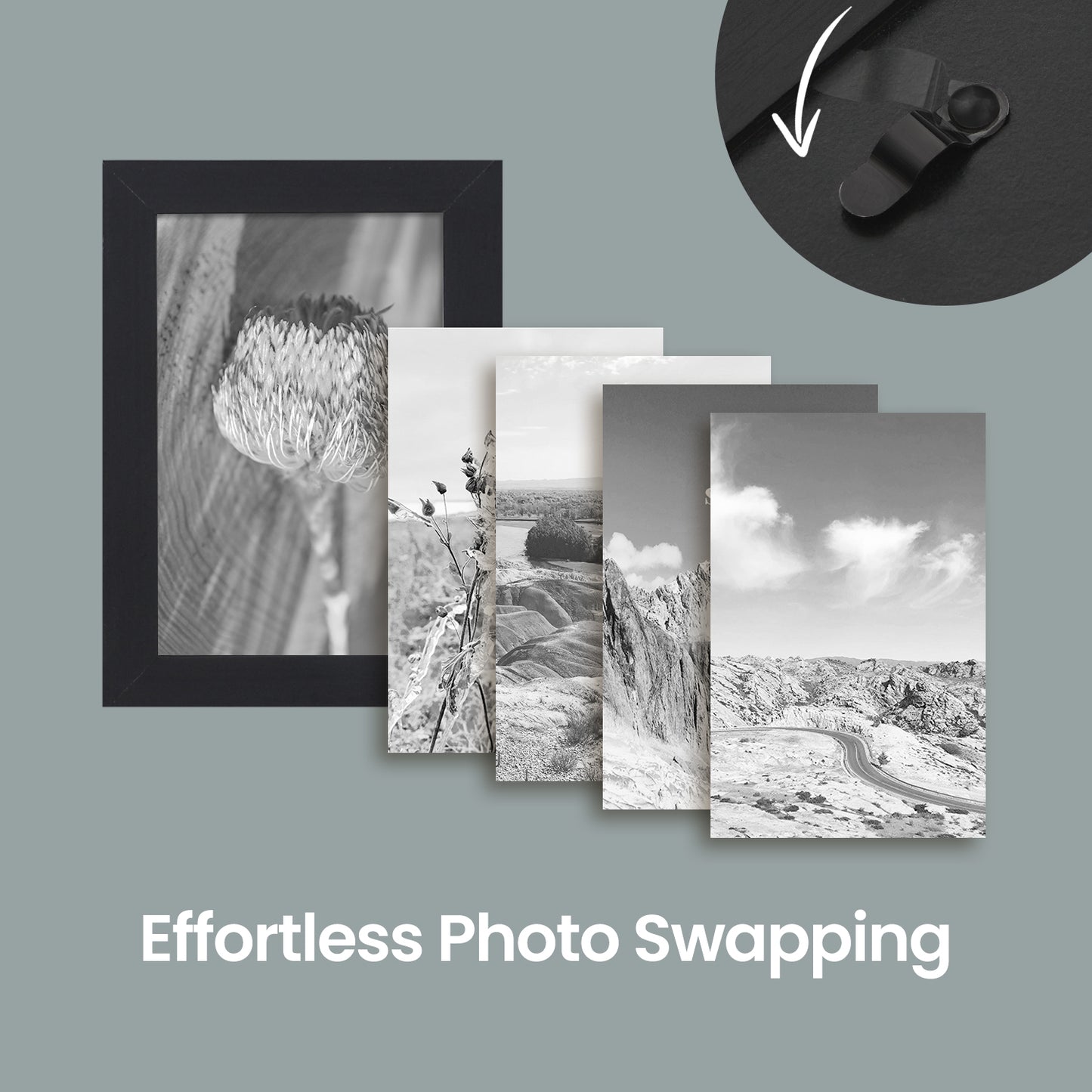 10-Piece 4x6 Collage Picture Frame Set for Wall, Gallery Photo Display with Glass Front, Easy Assembly Home Decor, Black